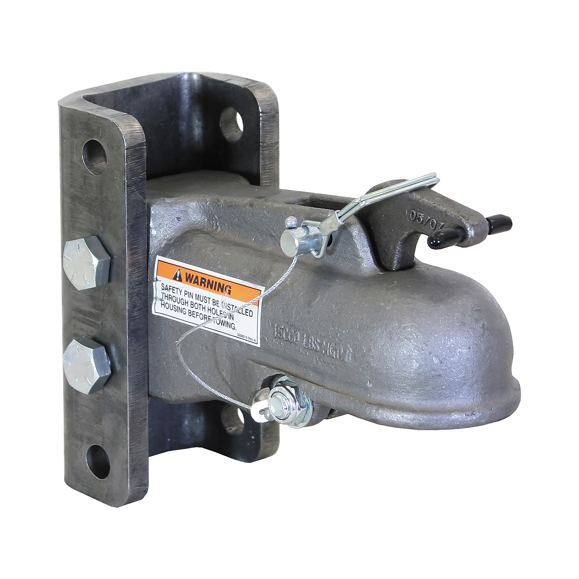 Buyers Products, Adjustable Cast Steel Couplers with 3 Position Channel for 2-5/16 in. Balls, Holds up to 15K lbs for Truck Trailer Towing, Model# 0091543